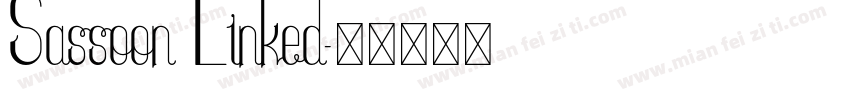 Sassoon Linked字体转换